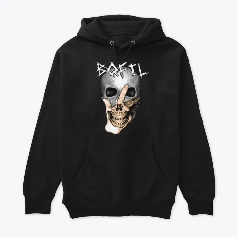 BQFTL Front Back Custom Hoodie BLACK