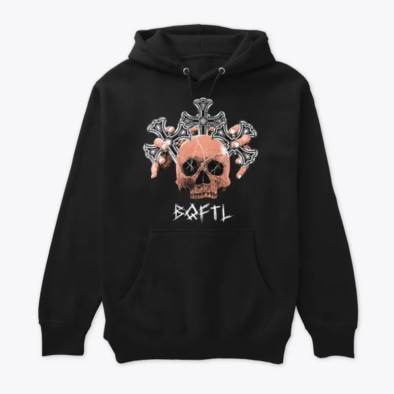 BQFTL Lightning Design Hoodie BLACK